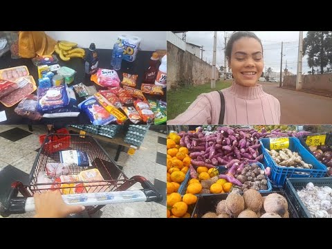 MAIS UM MÊS SENDO SUSTENTADAS POR DEUS 🙏❤️COMPRA DE JULHO DE UMA MÃE SOLO COM 230.00 REAIS🛒🏡👩‍👦