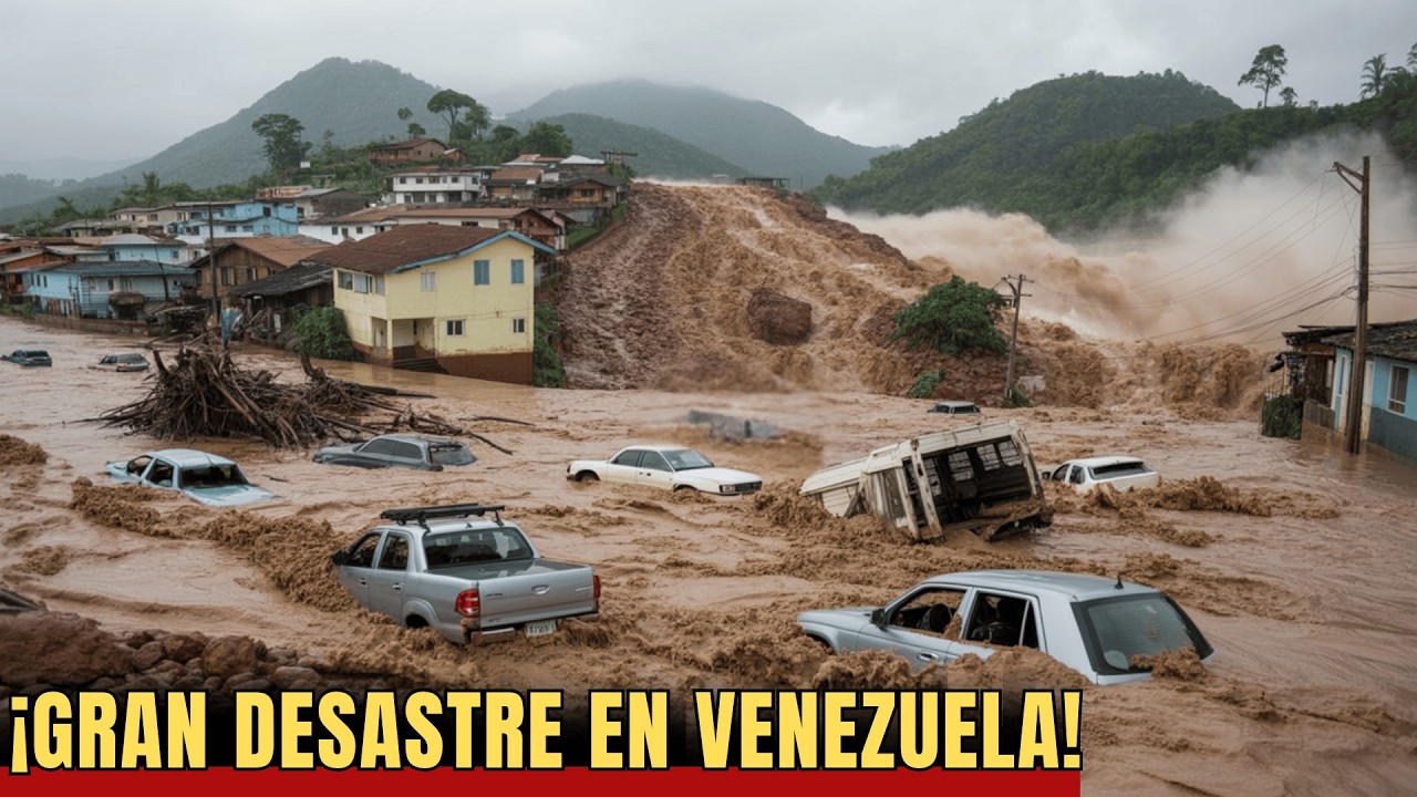 Major Flood in Mérida, Venezuela! Rivers Overflowing, Houses and Bridges Submerged!