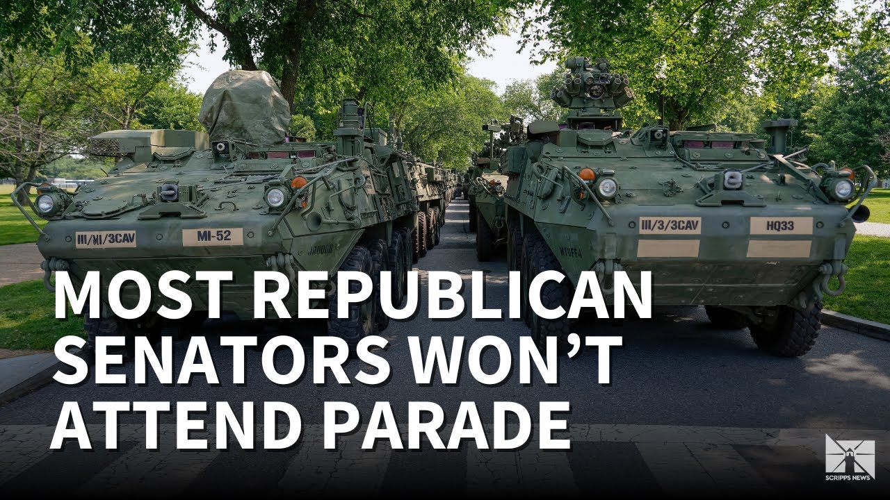 Majority of Senate Republicans tell Scripps News they will not attend Saturday's military parade