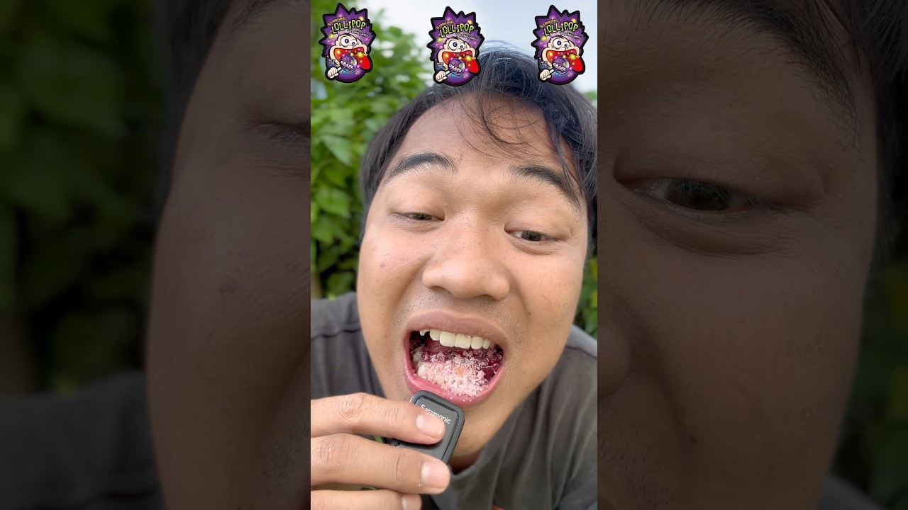 MAKAN PERMEN MELEDAK #mukbang #asmr