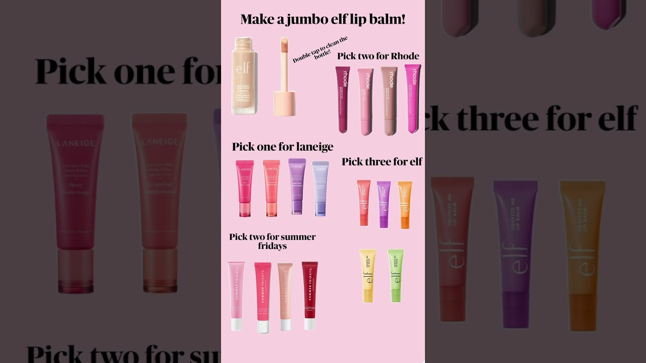 Make a jumbo elf lip balm!!#shortsfeed #summerfashion #relatable #preppy #summerstyle