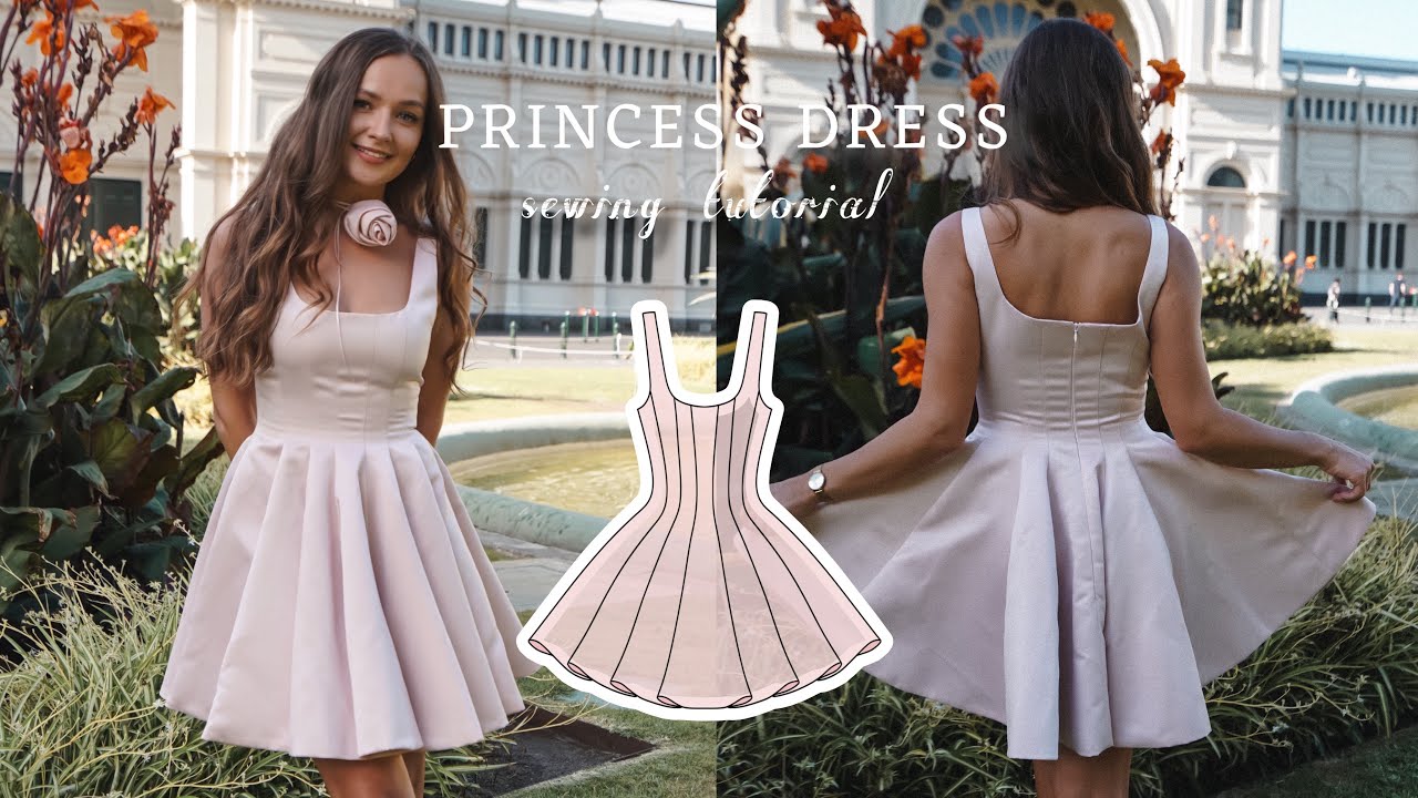 make a paneled dress in a few hours | LEILA dress sewing tutorial