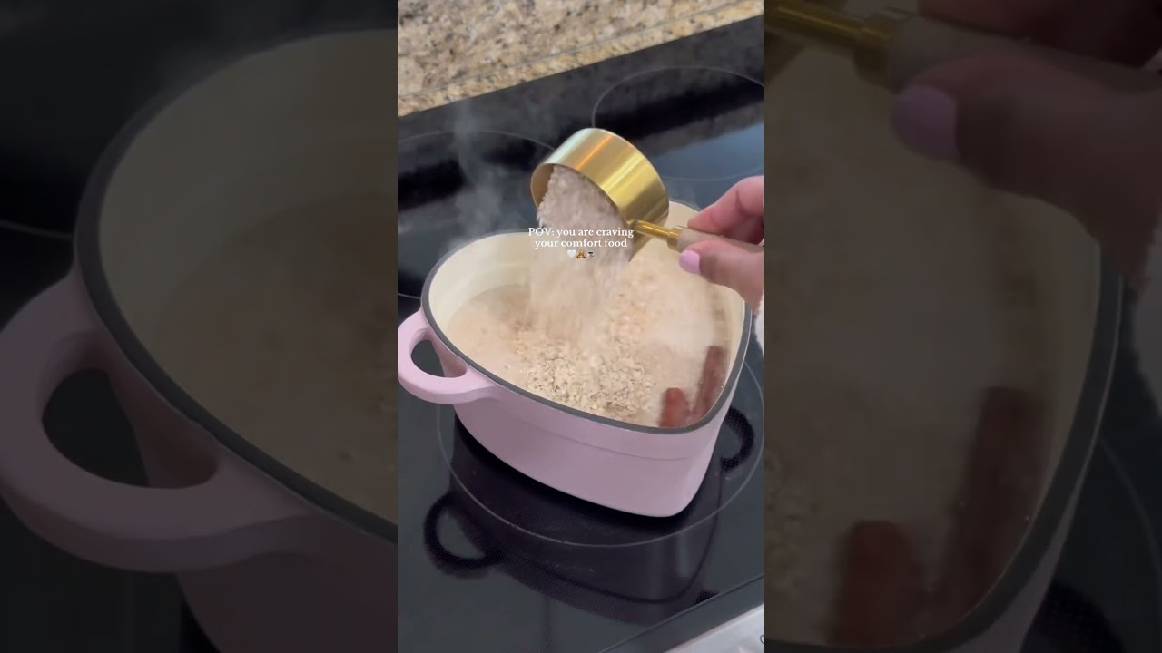 Make my fav comfort food with me 🤍 #atoledeavena #oatmeal #breakfast #asmrsounds #summeronshorts