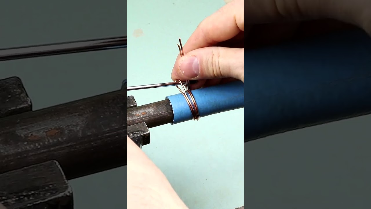 Make Your Own Hose Clamp with Wire! #shorts