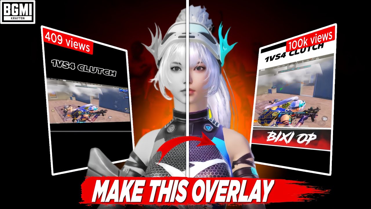 🔥Make Your Shorts Overlay Like Faith Playzz || Animated Overlay Tutorial On Mobile In 2025