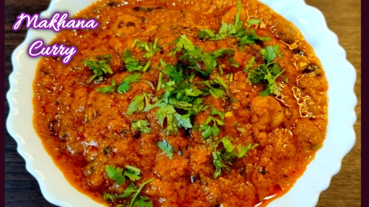 Makhana Curry | Phool makhana recipe | Lotus seed recipe | Simple cooking lab |