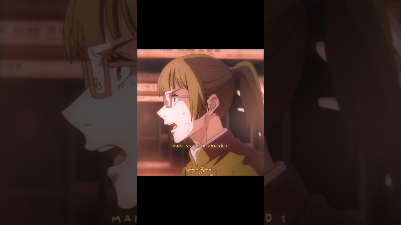 Maki locked in this time 💀 || Jujutsu Kaisen - Edit || maki vs jogo
