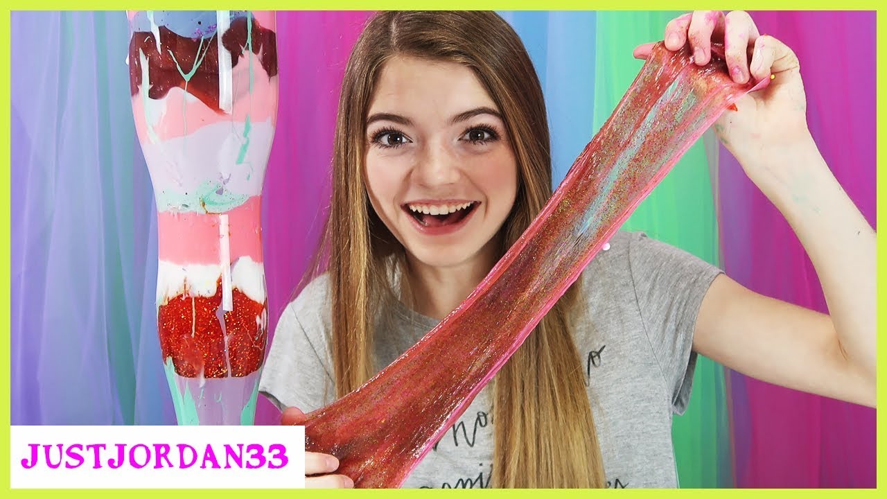 Making A Huge Fan Slime Smoothie! / JustJordan33