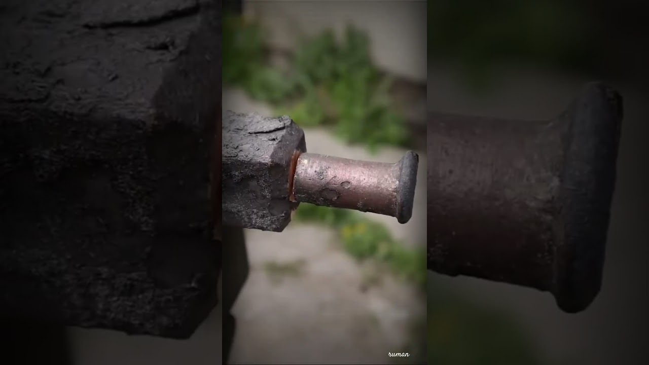 Making a solid & glossy hammer  ||  weight 700 gm