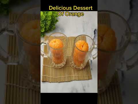 Making Delicious Dessert Of Orange