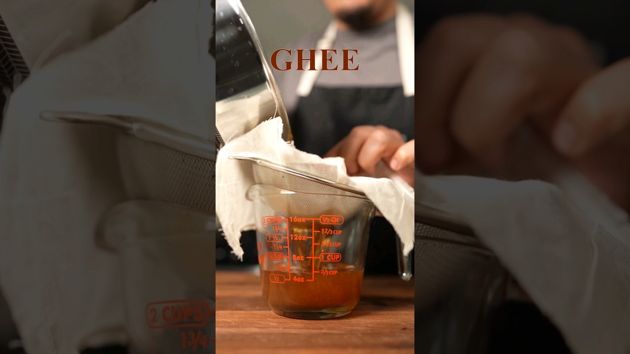 Making Ghee a.k.a. clarified butter! #butter #homemade #ghee