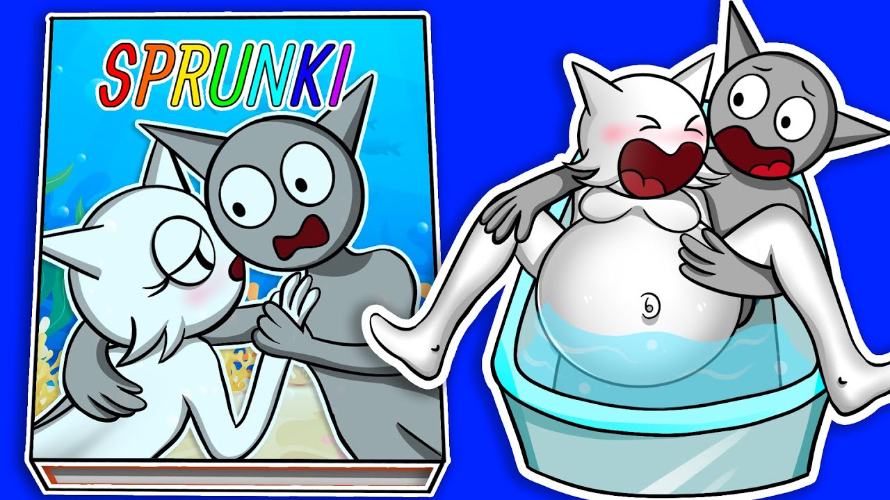 Making INCREDIBOX SPRUNKI Game Book📚 💕  Wenda and Gray in the Bathtub Love Story Squishy Surgery