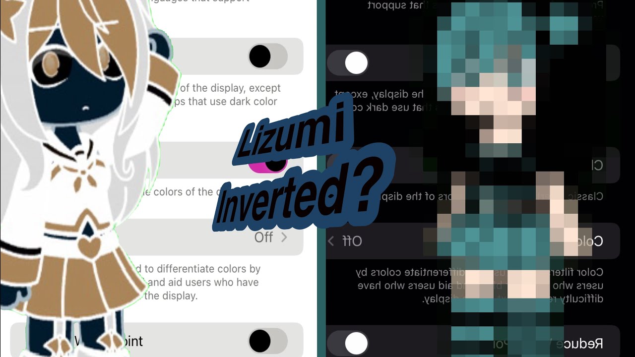 [‼️Making Lizumi in gacha but the colors are inverted 😨] (fail?)