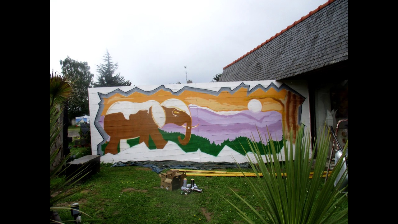 Making of de la fresque de Bigo chez Via Bali