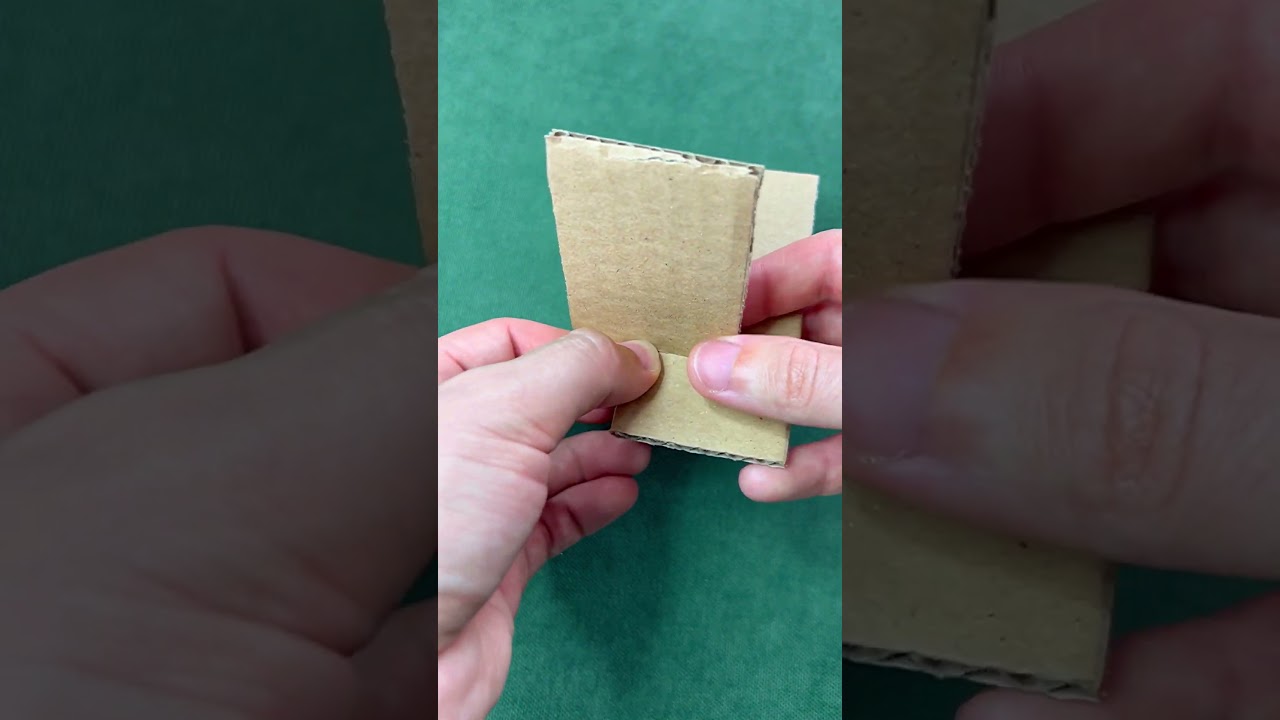 Making Phone Stand with Cardboard #shorts #papercraft