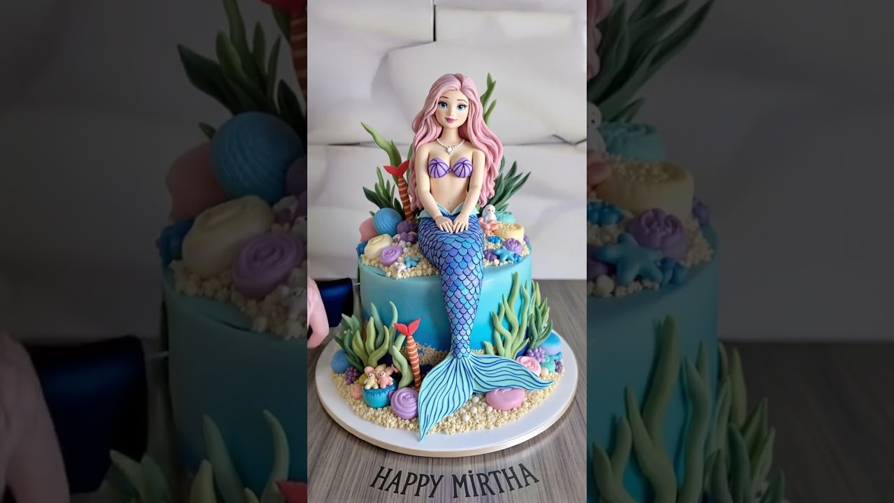Making The Most MAGICAL Mermaid Birthday Cake Ever!