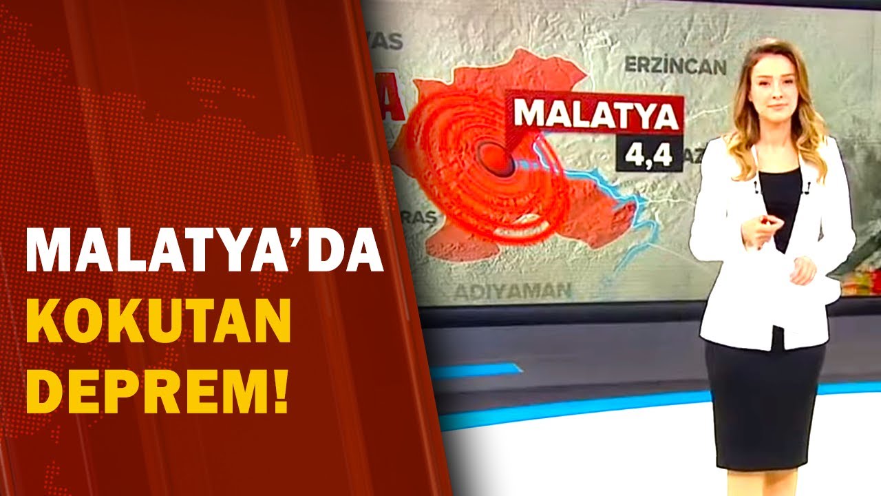 Malatya'da 4,4 Büyüklüğünde Deprem! / A Haber | A Haber