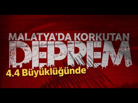 Malatya’da 4,4 Büyüklüğünde Deprem
