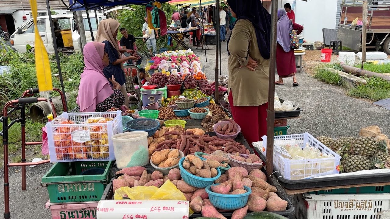 Malaysia Morning Market Tour - Pasar Pagi Pekan Pokok Sena, Kedah