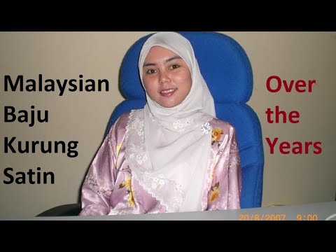Malaysian Baju Kurung Satin