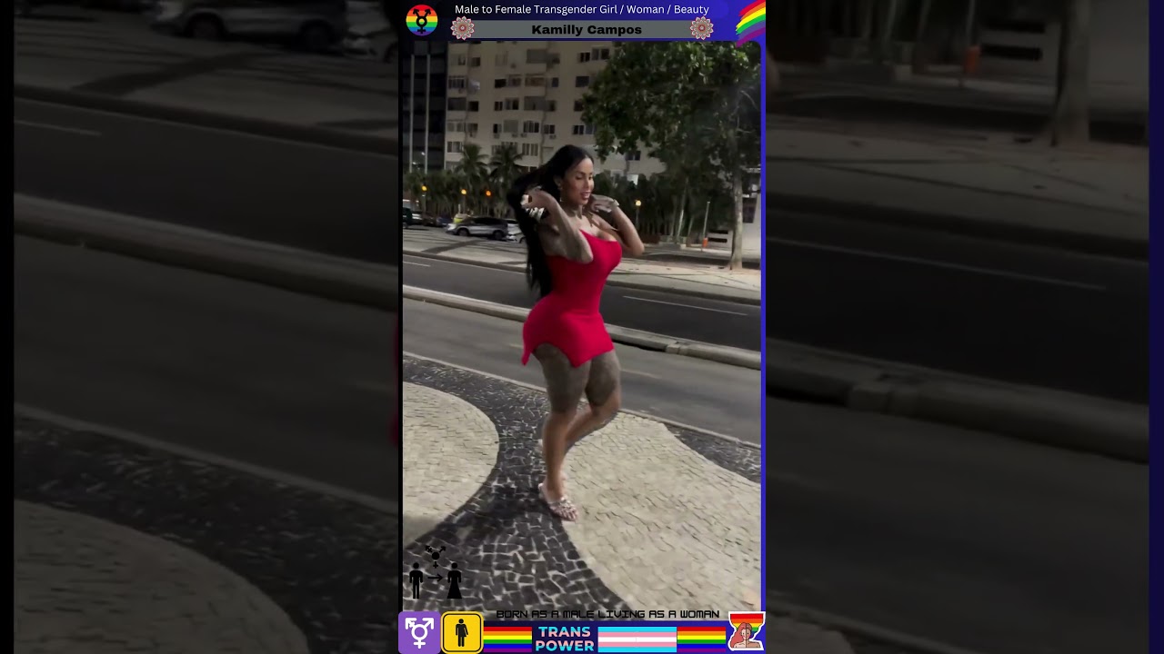 Male to Female Trans Woman - Kamilly Campos #viralvideo #shortvideo #transgender #mtf #lgbt #shorts