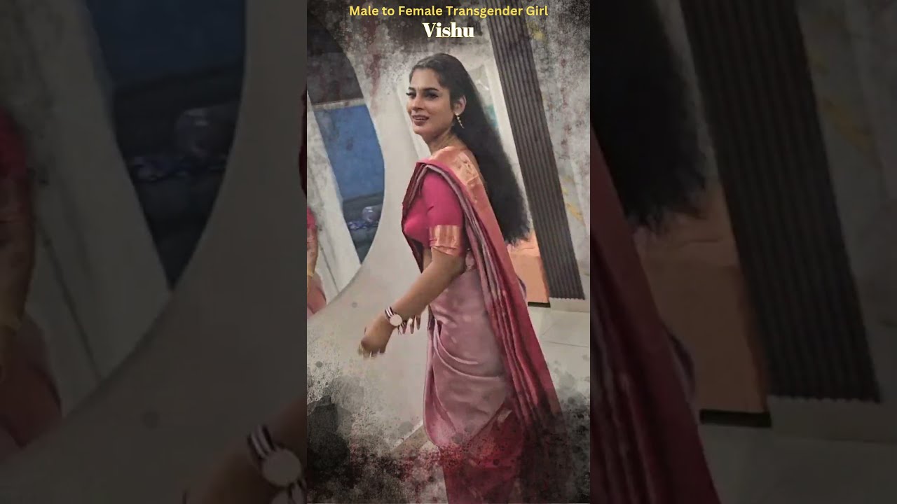 Male to Female Transgender girl Vishu #viralvideo #shorts #mtf