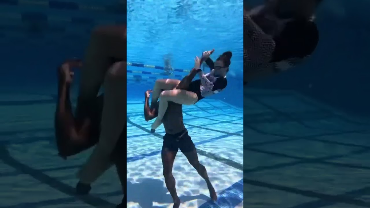 male vs female wrestling underwater