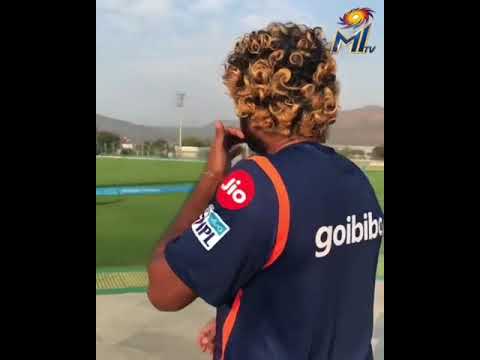 Malinga Walking into the ground