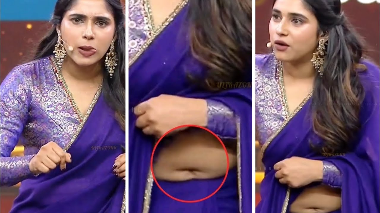 Mallu anchor Varsha  hot | Mallu actress navel| anchor Varsha navel | Mallu serial actress navel