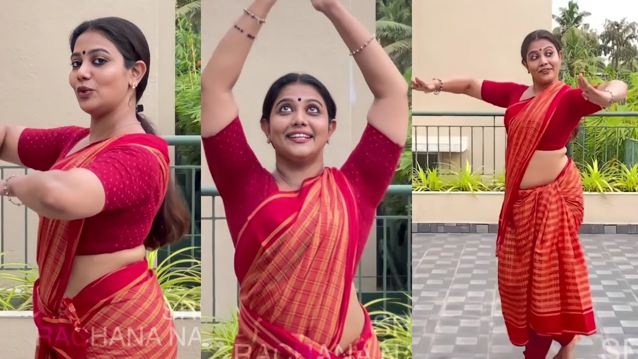 Mallu aunty hot navel | Rachana narayanankutty hot