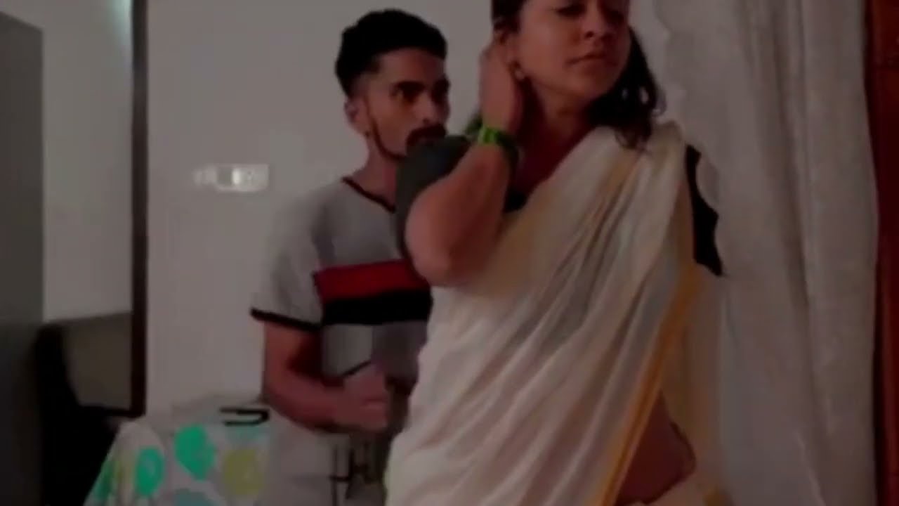 Mallu aunty romance with young boy #couple #romance Hot webseries
