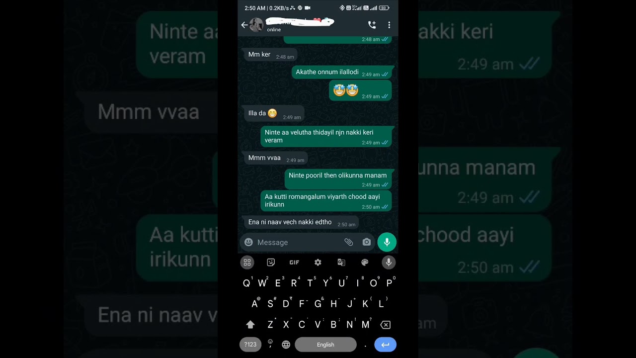 Mallu Girl WhatsApp Kambi Chat - Part 9 #love #bollywood #chatstory #chat #mylovechats