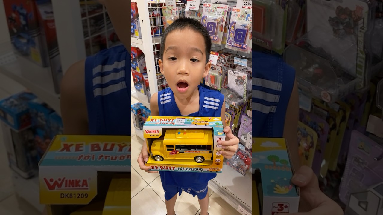 Mama khó tính - Đồ chơi xe bus