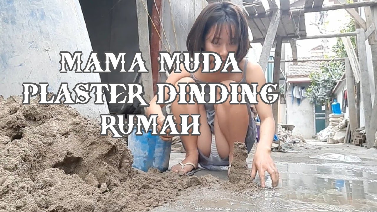 mama muda plaster dinding rumah - channel mama muda