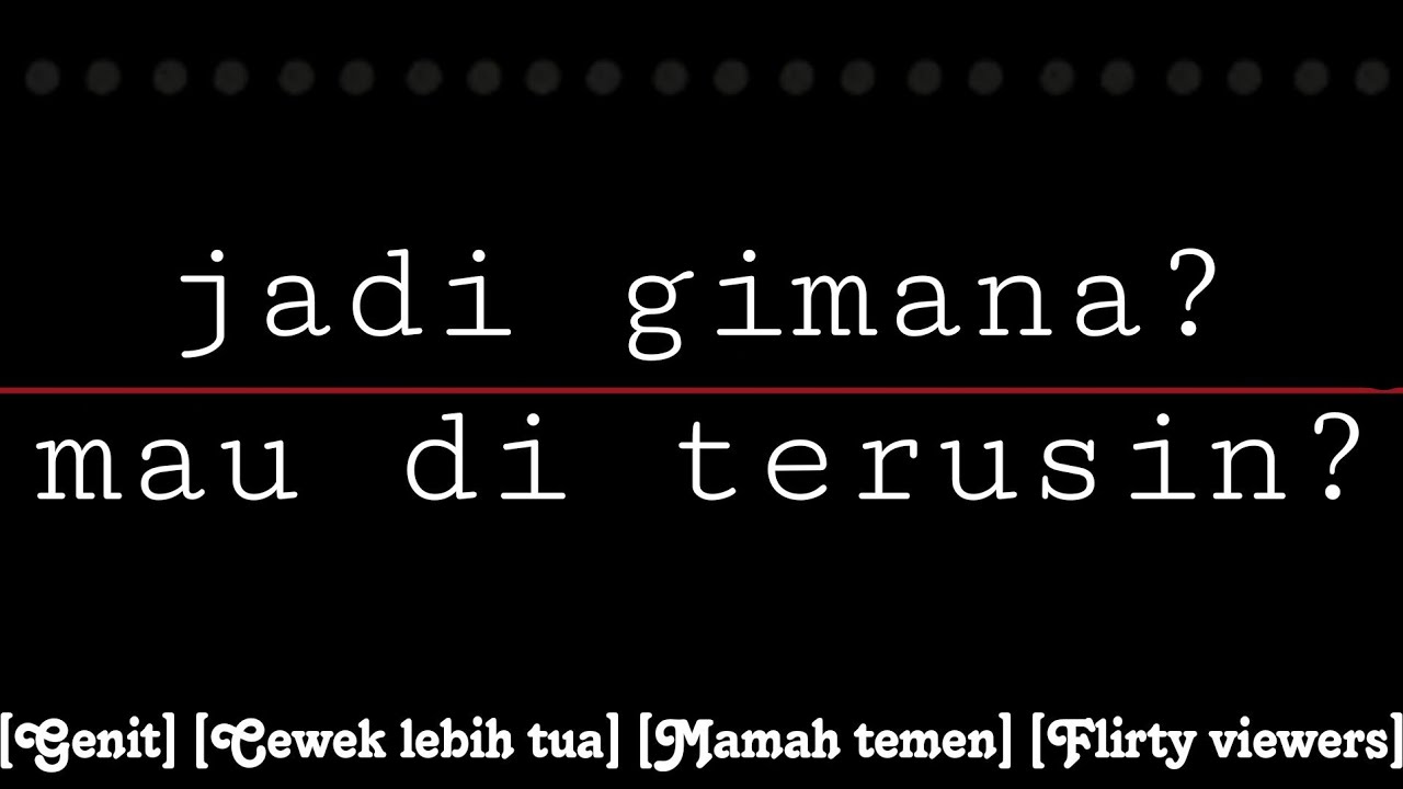 Mamah temen | ASMR Cewek | [Genit] [Cewek lebih tua] [Mamah temen] [Flirty viewers]