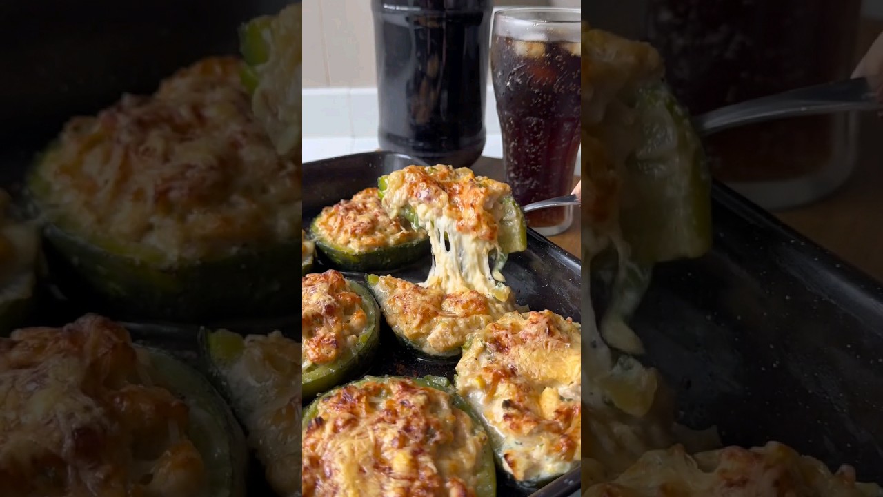 🍗MAMA'S STUFFED ZUCCHINI, one of those recipes that you didn't appreciate as a kid and today you ...