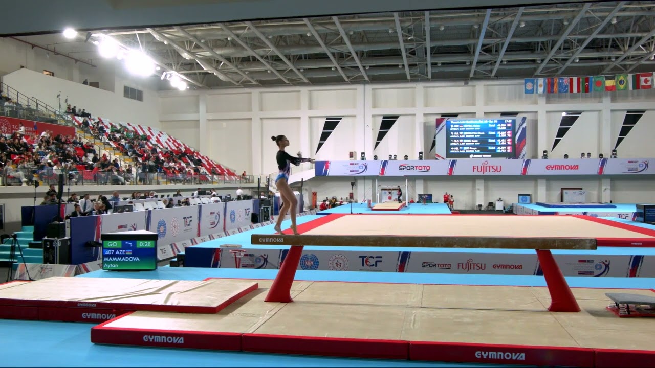 MAMMADOVA Aytan (AZE) - 2023 Artistic Junior Worlds - Qualifications Balance Beam