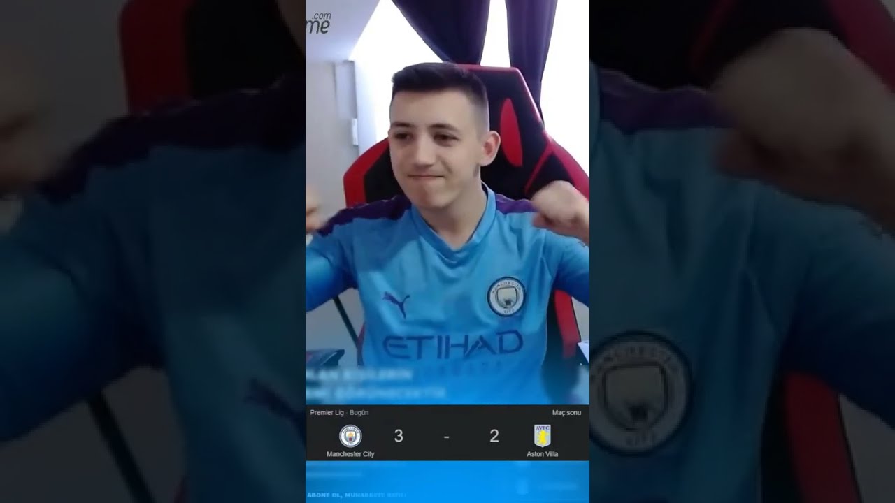 MAN CITY'NİN ŞAMPİYON OLDUĞU AN! #PremierLeague