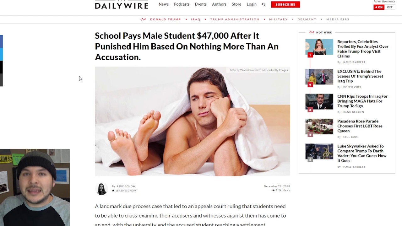 Man Falsely Accused Just Won $47,000 Dollars In Lawsuit With College