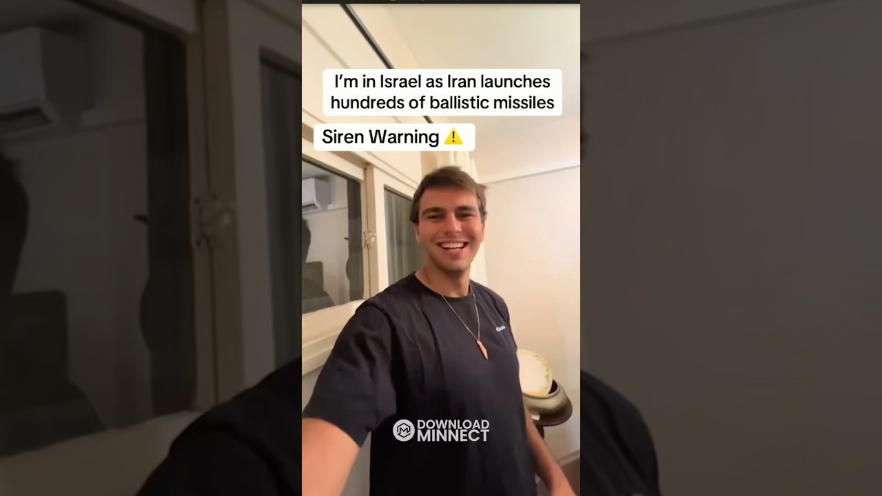 Man Films Family Entering Shelter as Iran Fires Ballistic Missiles