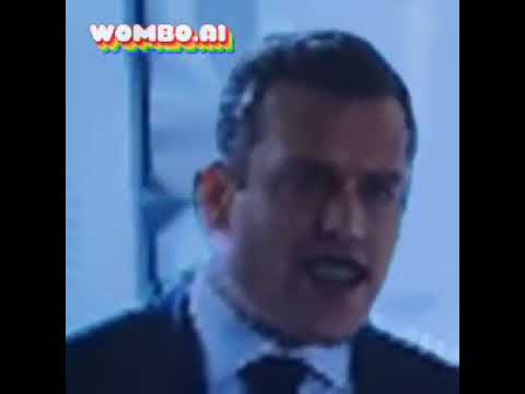 Man On TV Sings Run To The Hills (WOMBO.AI Video) (Removed Song)