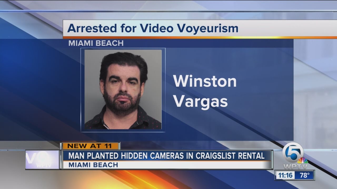 Man planted hidden cameras in Craigslist rental