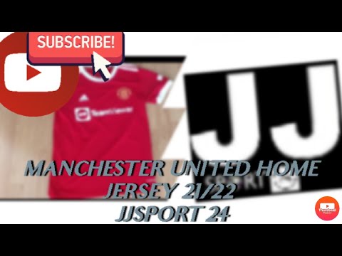 Manchester United home jersey 2021/2022. JJsport24: w/ Premier League patch and name/number