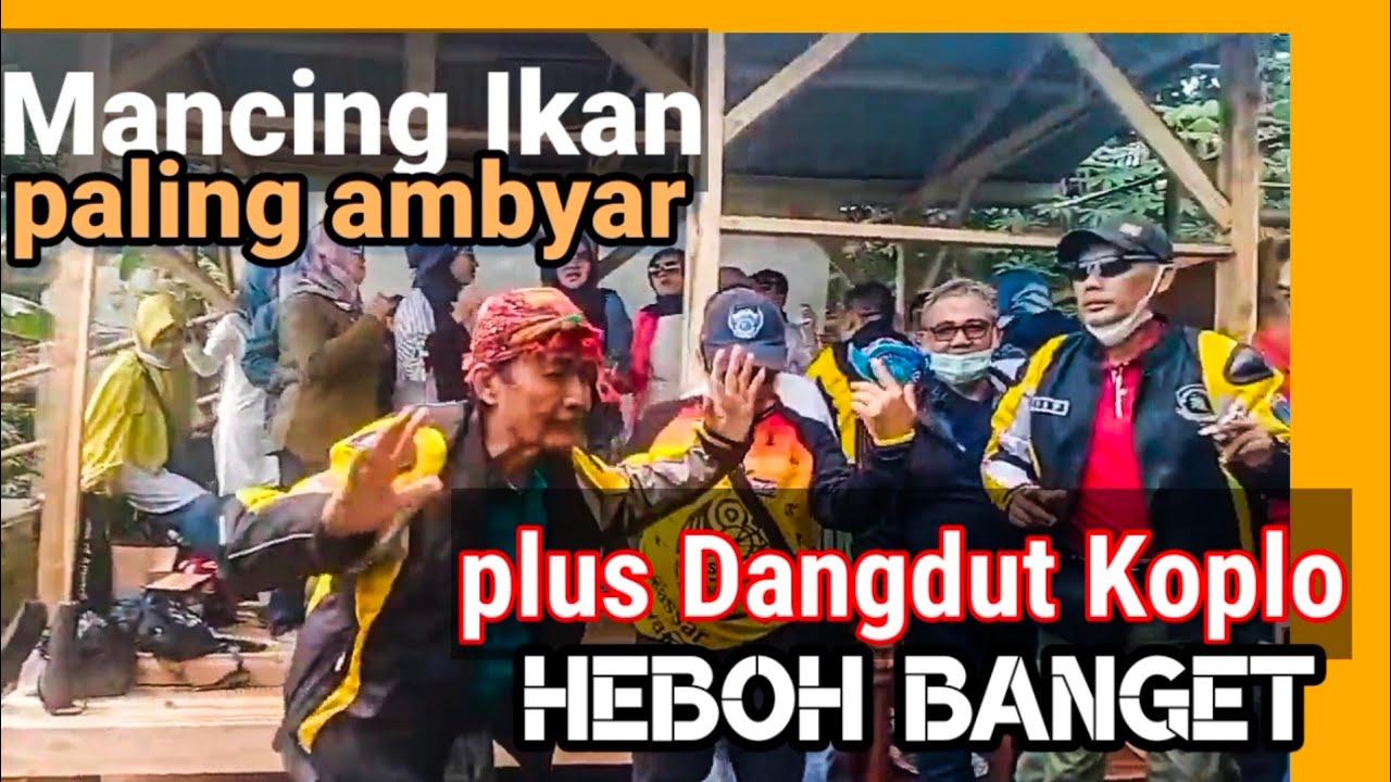 Mancing Ikan Mas Paling Heboh Plus Dangdutan  Lagi  !
