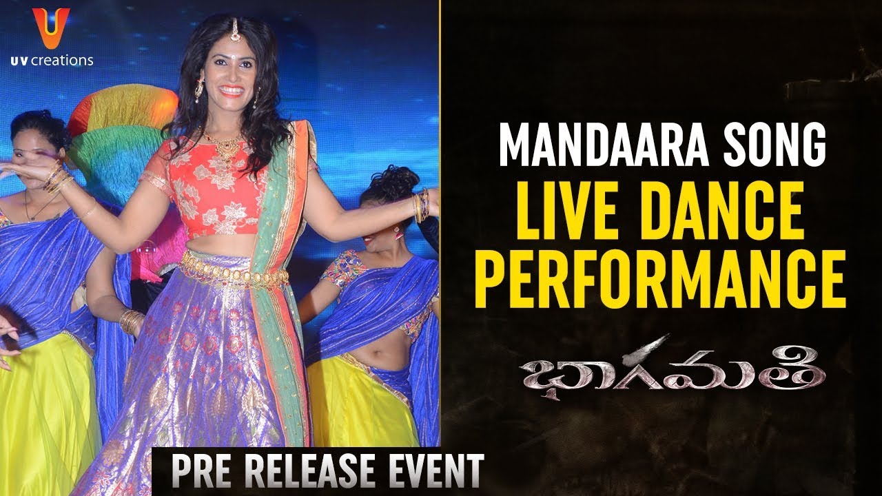 Mandaara Song LIVE Dance Performance | Bhaagamathie Pre Release Event | Anushka | Unni Mukundan