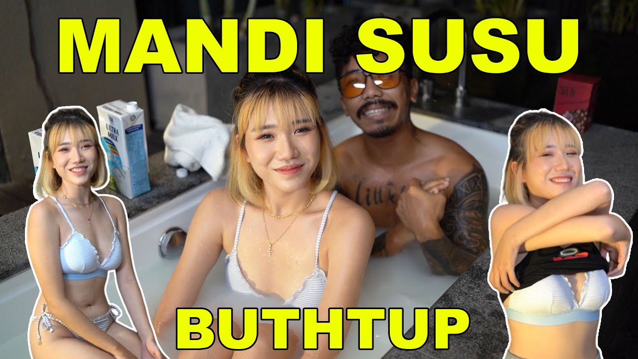 MANDI SUSU Bersama Cewek Chindo Bali - Kaisar Kumis