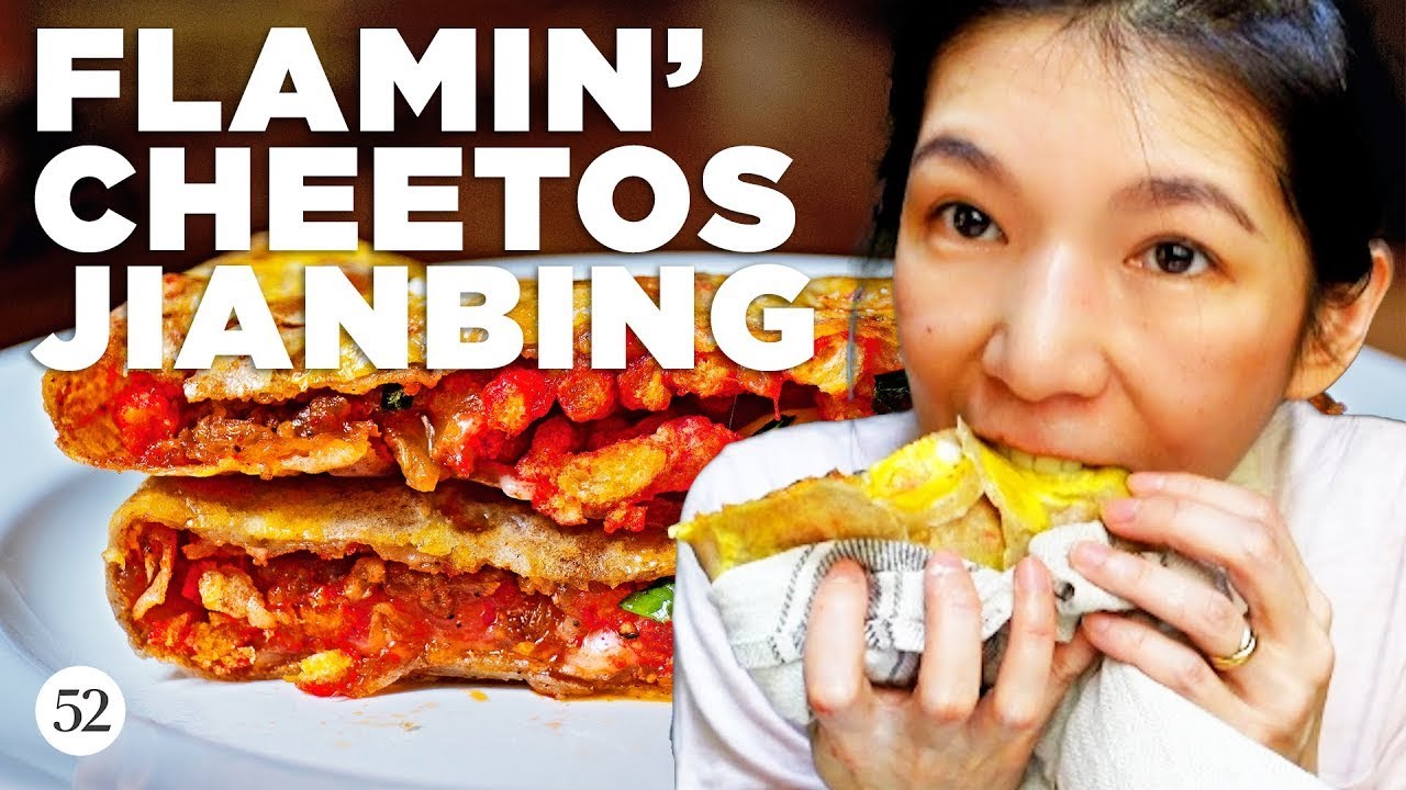 Mandy Lee’s Flamin’ Hot Cheetos Jianbing | In The Kitchen With