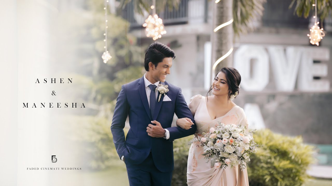 Maneesha and Ashen Engagement day Highlight | Fadedcinematic | 2023