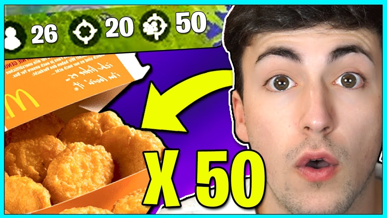 Mangio 1 McNUGGETS Per OGNI KlLL Del Pro Player 🤢 ** TROPPE ** FORTNITE