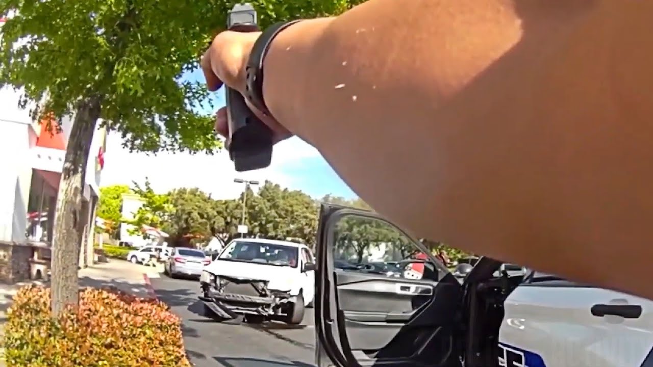 Manteca Police Officers Shoot Man After He Rams Patrol Cars at In-N-Out
